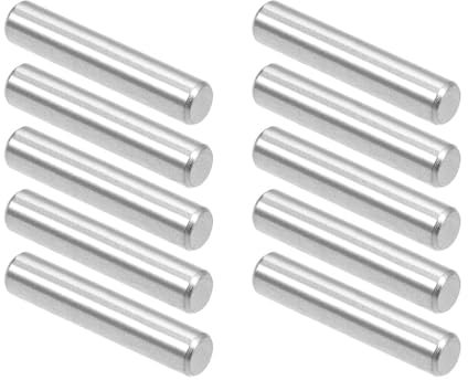 PHasz 10 Pezzi 10Mm in Acciaio Inox Tassello Pin Pioli di Supporto dello Scaffale, Lunghezza 8-22Mm per Mobili Fissaggio Posizione Componente,Length 10mm