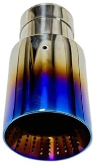 D'échappement Acier Inoxydable Tuyau D'échappement Acier Inoxydable 1 Pièce Pièces Automobiles Gorge Queue Nid Guêpe Bleue Rôtie Bouche Trompette Diamètre(54mm-89mm)
