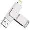 iDiskk 128G Lightning USB Flash Drive for iPhone, MFi Certified iPhone USB Flash Drive External Storage for iPhone Compatible with iPad Mac and PC