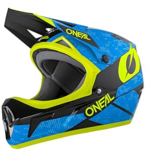 O'Neal Sonus Deft Mountain Bike Helmet Blue/Neon Yellow LG