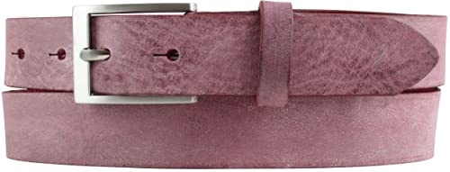 BELTINGER Kinder-Gürtel aus weichem Vollrindleder Vintage-Look 3 cm | Ledergürtel für Jungen 30mm | Schmaler Gürtel Used-Look