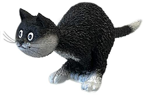 Dekofigur Les Chats d' Albert Dubout Katze Surprise! Karikatur, ca. 6 cm