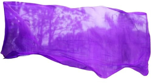 Bauchtanz Seidenschal Echte Seide Bauchtanz Schleier 1 Pc Bauchtanz Zubehör Bauchtanz Schleier Schal Schal Tanz Praxis Bühne Leistung Schleier. Bauchtanz Seidenschleier Schals(Purple,270x114cm)