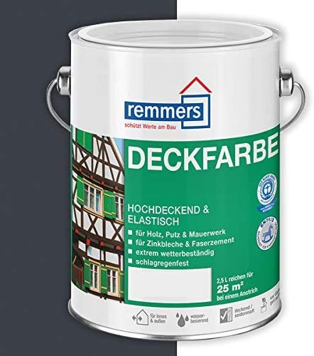 Remmers Deckfarbe (750 ml, anthrazitgrau)