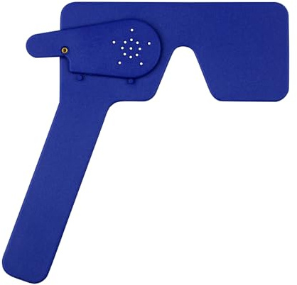 Medarchitect Ophthalmic Pinhole Occluder for Vision Tests, Blue