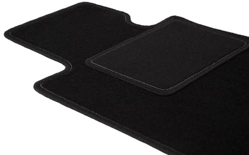 Wielganizator Automatte – Passend für Nissan Micra K12 CC Cabrio 2003-2010 – Velours – Autozubehör - Praktische Fußmatte Auto – 1-teilig - schwarz