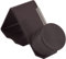 dekondo 2 ganci per finestre/ganci decorativi per bastoni per tende/vetrine/tendine (fissaggio sia laterale che superiore) (spessore finestra 20-25 mm, marrone)