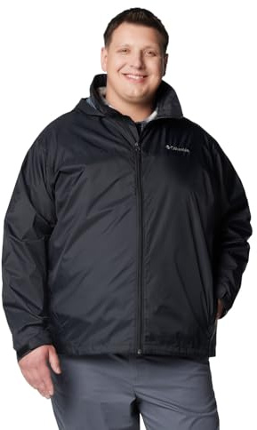 Columbia Men's Glennaker Lake II Rain Jacket, Black, Large