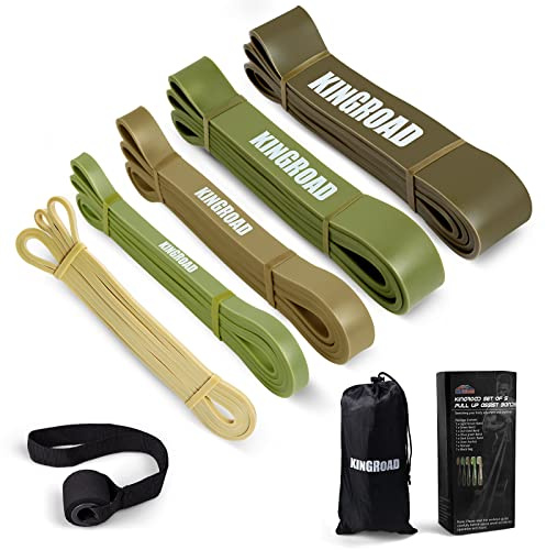 5 Resistance Band Sets Verschiedene Ebenen Widerstandsbänder für Kraftraining und Pilates