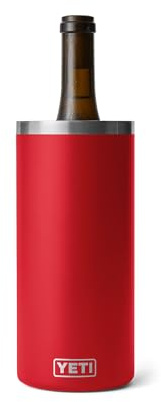 YETI Rambler Wine Chiller, Fits Most Wine Bottles, Rescue Red