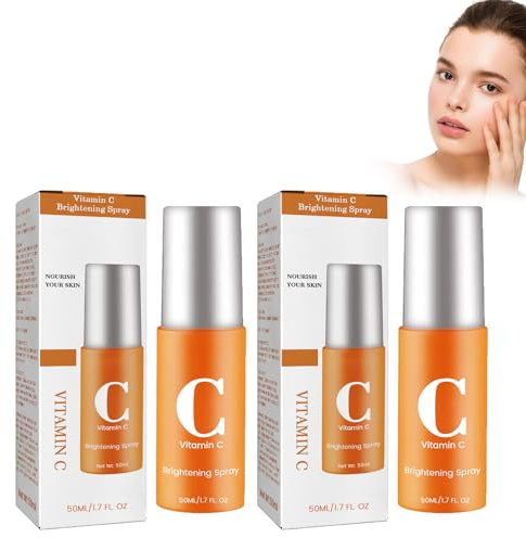 Spray Viso Alla Vitamina C, Tonico Viso Spray Alla Vitamina C, Tonico Viso E Tonico per La Pelle, Nebbia per Il Viso Anti-Età, Idrata, Rinfresca E Illumina L'incarnato