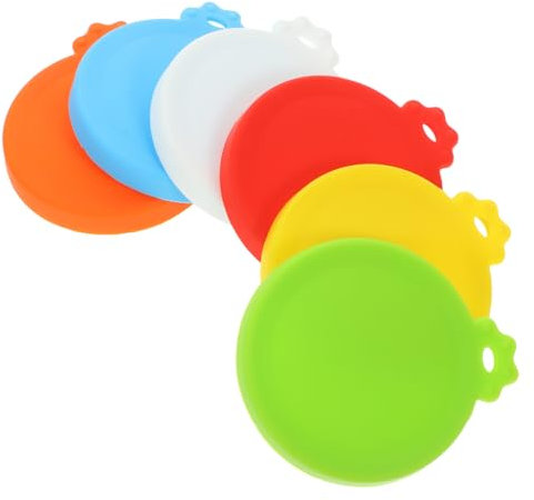 SHOWERORO Coperchi Per Lattine in Silicone 6 Pezzi Tappi Per Lattine Di Birra E Cibo Per Cani Adatti Per Contenitori Di Yogurt E Bevande