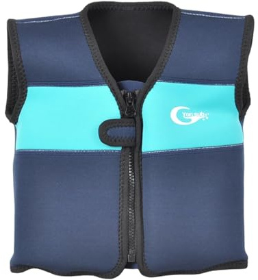 2026 Gilet de sauvetage 1 pièce pour tout-petits enfants de 1 à 7 ans, parfait pour la piscine, la plage, les activités aquatiques en plein air, bikini d'été confortable pour enfant, Marine, 1-3years