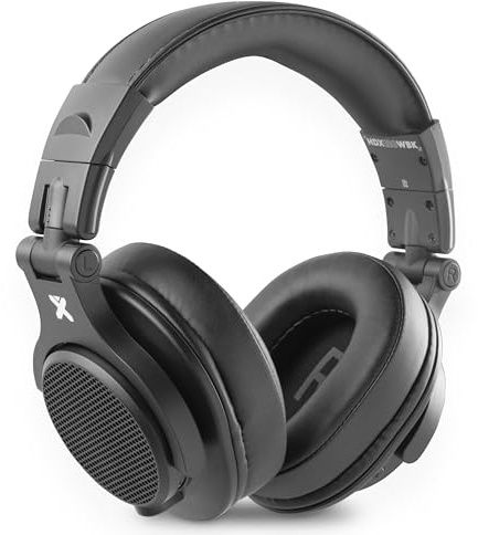 Vonyx HDX120WBK Auriculares DJ Bluetooth con batería 75 h Negros