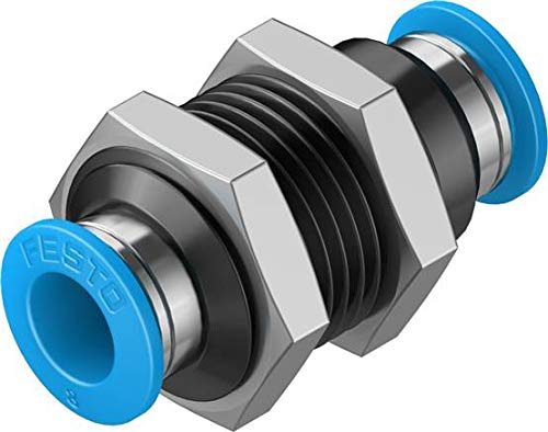 Festo QSS-8 (153159) Schott-Steckverbindung, Baugröße: Standard, Nennweite: 7,0 mm, Einbaulage: beliebig