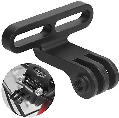 Qukaim Fahrrad-Frontlicht-Halterung, Aluminiumlegierung, Fahrradlenker-Halterung für GoPro-Kamera-Basis