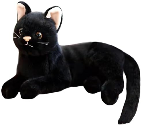 GVMJHYK Bambola Gatto Di Simulazione,Peluche Gatto,Simulazione Simpatico Giocattolo Animale,Regalo Perfetto,Decorazione Di Mobili, Morbidi Cuscini,14+,30cm