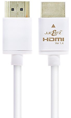 JuicEBitz 4K High Speed HDMI 2M Cable, Ethernet, Compatible with Xbox, PlayStation, Slim 2M Long