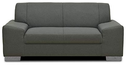DOMO. collection Sofa Alisson, 2er Couch, 2-Sitzer, 2er Garnitur, Polstergarnitur 164 x 83 x 75 cm (BxTxH), in grau