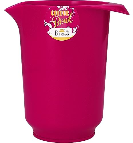 Birkmann, Colour Bowls, Rührbecher, 1,0 Liter, Schüssel aus Melamin, kratzfest, standfest, nachhaltig, granita, 709034