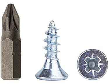 Lote de 400 tornillos de madera de acero chapado en zinc de 4,0 x 12 mm, tornillos de aglomerado, tornillo universal Pozi-Drive, PZ completamente roscado, cabeza avellanada (400, 4,0 x 12 mm)