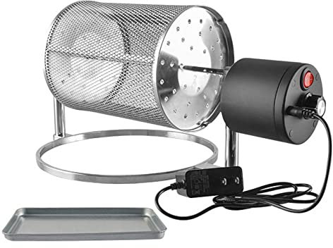 Máquina tostadora de café eléctrica, máquina tostadora de fuego abierto, máquina tostadora de granos de velocidad ajustable, máquina tostadora pequeña para el hogar,S