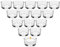 15 PCS Portavelas de Té, Portavelas de Cristal 4,5 cm de Diámetro, para Decoración de Mesa en Casa, para Bodas, Velas Decorativas