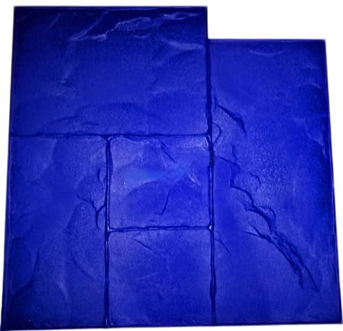 Molde para suelo impreso cemento imitación piedra hormigón textura stamp mat, Modelo Sparta de 61 x 61 cm aprox., molde para piedra