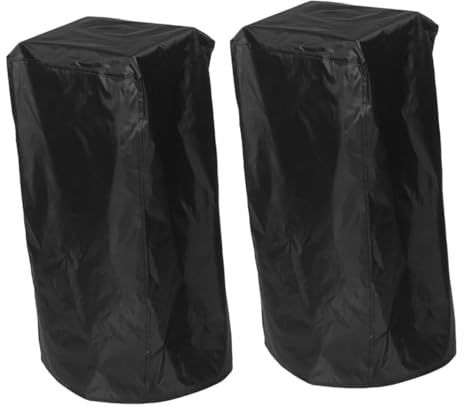 HAPINARY Copertura Protettiva 2 Pezzi, Poliestere, Colonnina di Ricarica Ev | Protezione Contro Pioggia, Sole e Polvere, Installazione Semplice, Colore Nero, Dimensioni 25x35x70cm