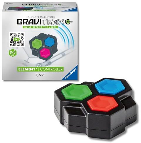 Ravensburger GraviTrax POWER Element Controller - Elektronisches Zubehör für Kugelbahnen, Konstruktionsspielzeug für Kinder ab 8 Jahren - Kombinierbar mit allen GraviTrax Produkten und -linien