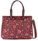 Oilily Charly Carry All Joy Flowers Chocolate