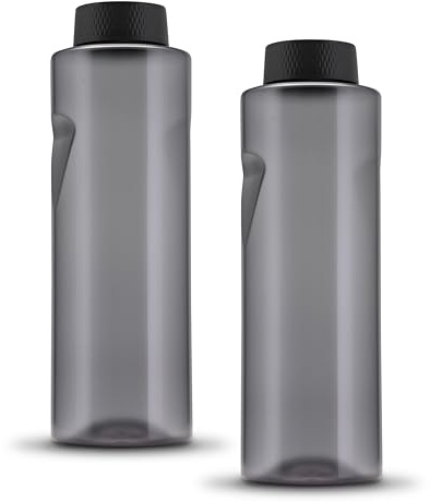 LGL 2 x Trinkflasche 800 ml Kavodrink Premium schwarz matt Sportflasche Wasserflasche BPA frei