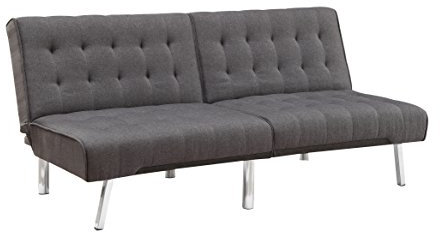 Atlantic Home Collection Schlafsofa, Stoff, Grau
