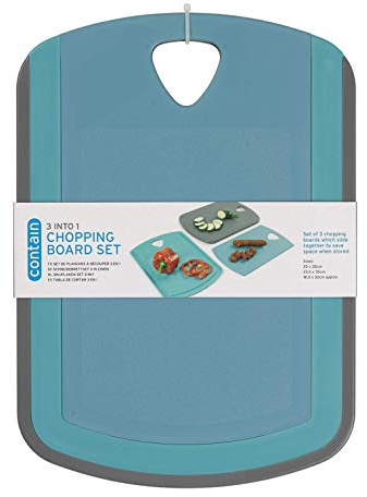 Chef Aid Contain Nesting Chopping Board Set