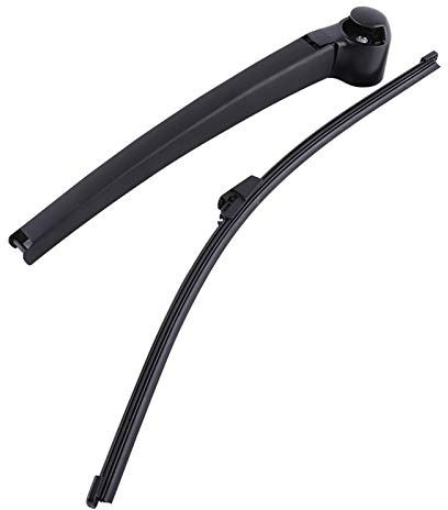 Escobilla limpiaparabrisas, ventana trasera, brazo y escobilla para limpiaparabrisas de coche aptos para Touran 2003-2009, para mi coche MK5 2004-2008 (negro)