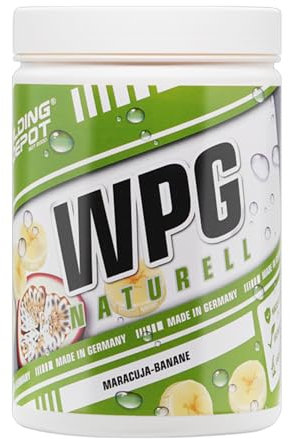 Bodybuilding Depot® WPG naturell Clear Whey Protein Pulver, 99,9% natürliche Zutaten mit Fruchtpulver, 1kg (Maracuja-Banane)