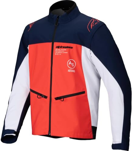 Alpinestars Enduro-Jacke Lite-Dura Softshell Blau Gr. M | Winddicht