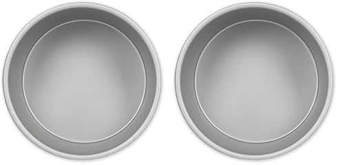 PME RND043 Teglia Professionale, Alluminio, Argento, 10 cm (Confezione da 2)