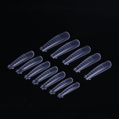 Dual Tips, BALLERINA Form, 120 Stück, 12 Größen mit perfekter Passform, Wiederverwendbare Formtips für elegante und moderne Nagelverlängerungen, Geeignet für Gel und Acryl System, Lynis-Nailshop.de
