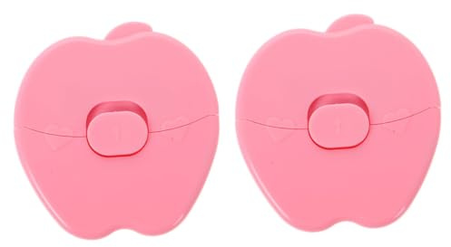 ibasenice 2stücke Haarschneidegerät mit Trimmerkamm für Feines Babyhaar Pony und Spliss Kompakte Handhaartrimmer-maschine für Hause und Unterwegs