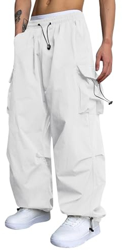 MOKBAY Pantaloni Cargo Uomo Elasticizzati Pantaloni da Lavoro con Tasche Eleganti Pantalone per Casual Sportivo