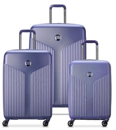 DELSEY PARIS Comete 3.0 Hardside Expandable Luggage with Spinner Wheels, Lavender, Carry-on 20 Inch, Comete 3.0 Hardside Expandable Luggage with Spinner Wheels