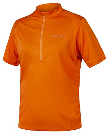 Endura Herren Hummvee Ray Kurzarm-Fahrradtrikot II | Schnell feuchtigkeitsableitend | Recyceltes Material | Rückentaschen Trikot