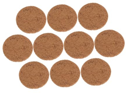 WOONEKY 10 Pezzi Tappetini Nido per Piccioni in Fibra di Cocco 20cm Naturale E Ecologico Accessorio per Nido di Uccelli, Confortevole E Caldo