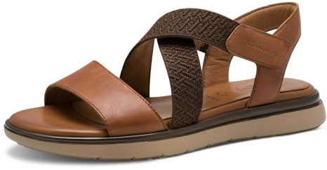 Tamaris dam komfort platta sandaler, Spår, 38 EU