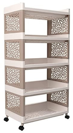 CLLBANT Regale Küchenregal aus Kunststoff, für Zuhause, vom Boden bis zur Decke reichender, mehrschichtiger Gemüsekorb, mobiler Badezimmerwagen, multifunktionales Lagerregal für Lagerung,