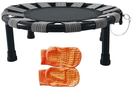 JISADER Min Trampolin - Falten für Kinder Erwachsene für Gartenfitness Bewegung Innen im Freien