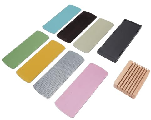 Riuulity Vellón Magnético/Wing Spitzer Establece una Variedad de Selección de Tres Granos para Chefs y Chefs Domésticos