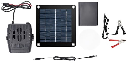 20W Solar Panel Kit With Heater, Portable Power Silicon Panel, Battery Box Included, Lightweight Design, For Car, Chicken Coop, Greenhouse, Pet House, Energy-Saving