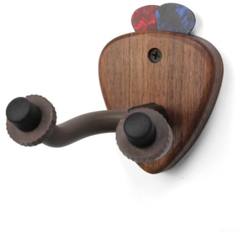 Trägitarr vägghängare med hygrometer för elektrisk ukulele bas fiol displayhållare ställ hem studio scen musik rum dekor